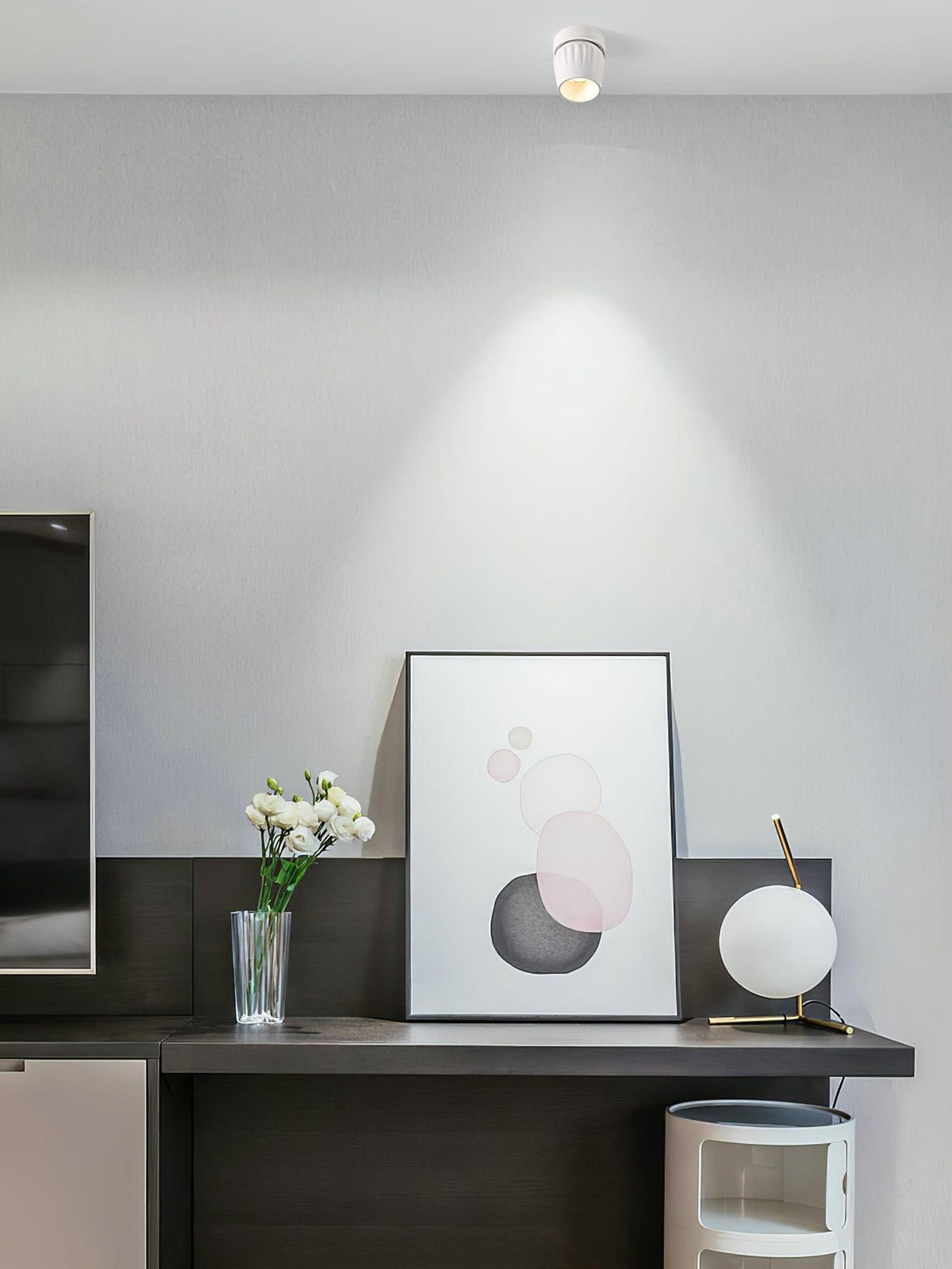 Keveny Decken-Spotlight Aluminium Rippen drehbar minimalistisch