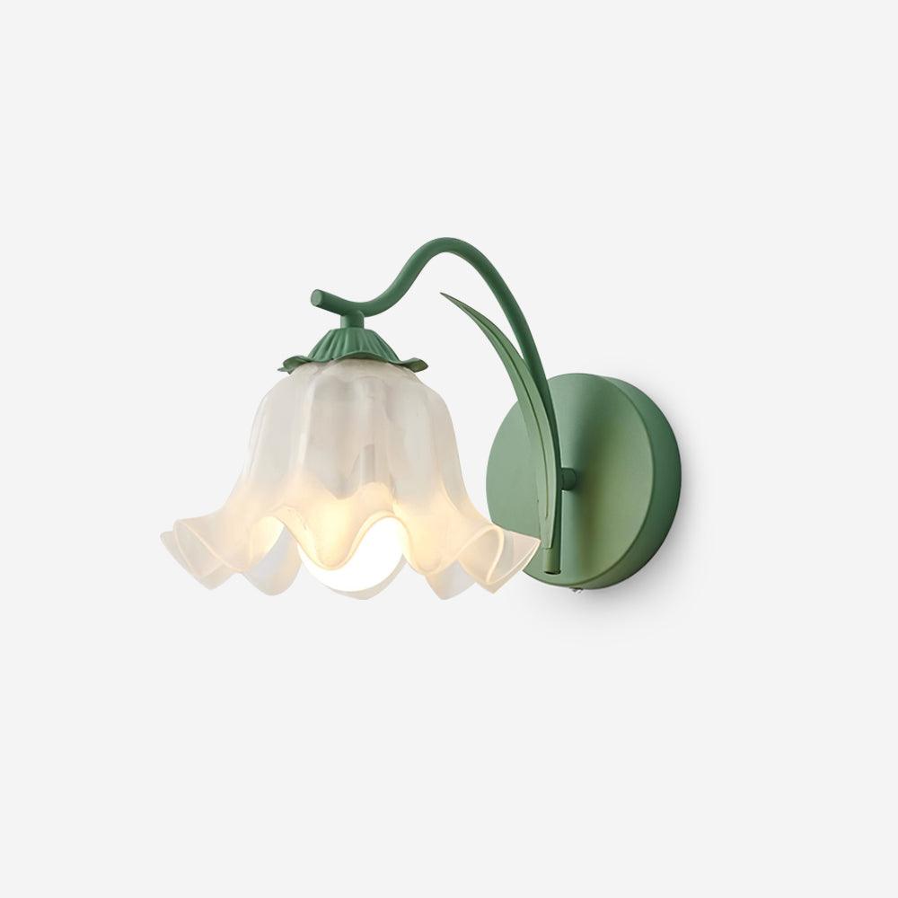 Lily Wandleuchte Botanical Whimsy Grün Stiel