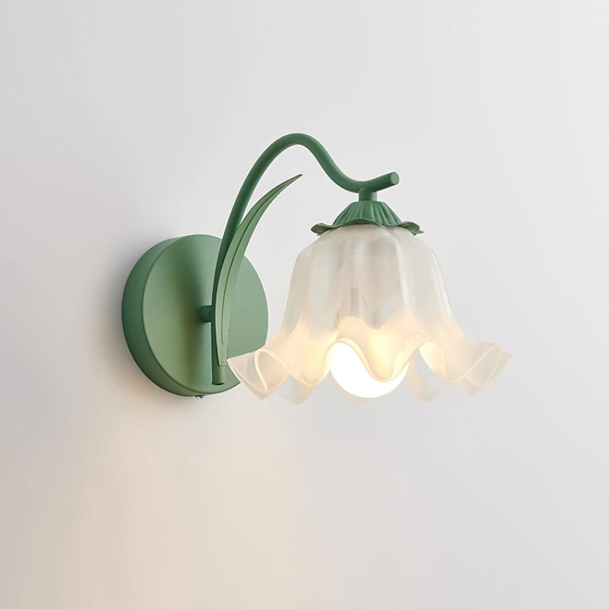 Lily Wandleuchte Botanical Whimsy Grün Stiel