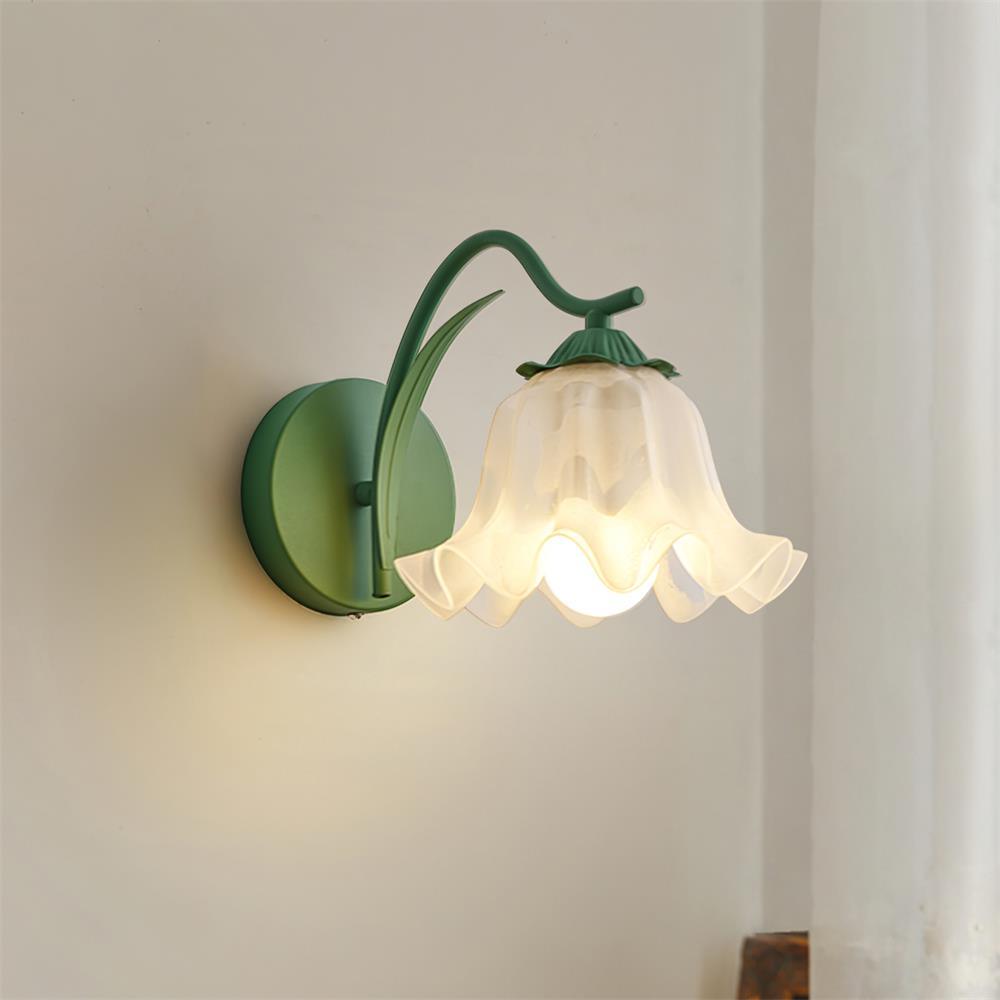 Lily Wandleuchte Botanical Whimsy Grün Stiel