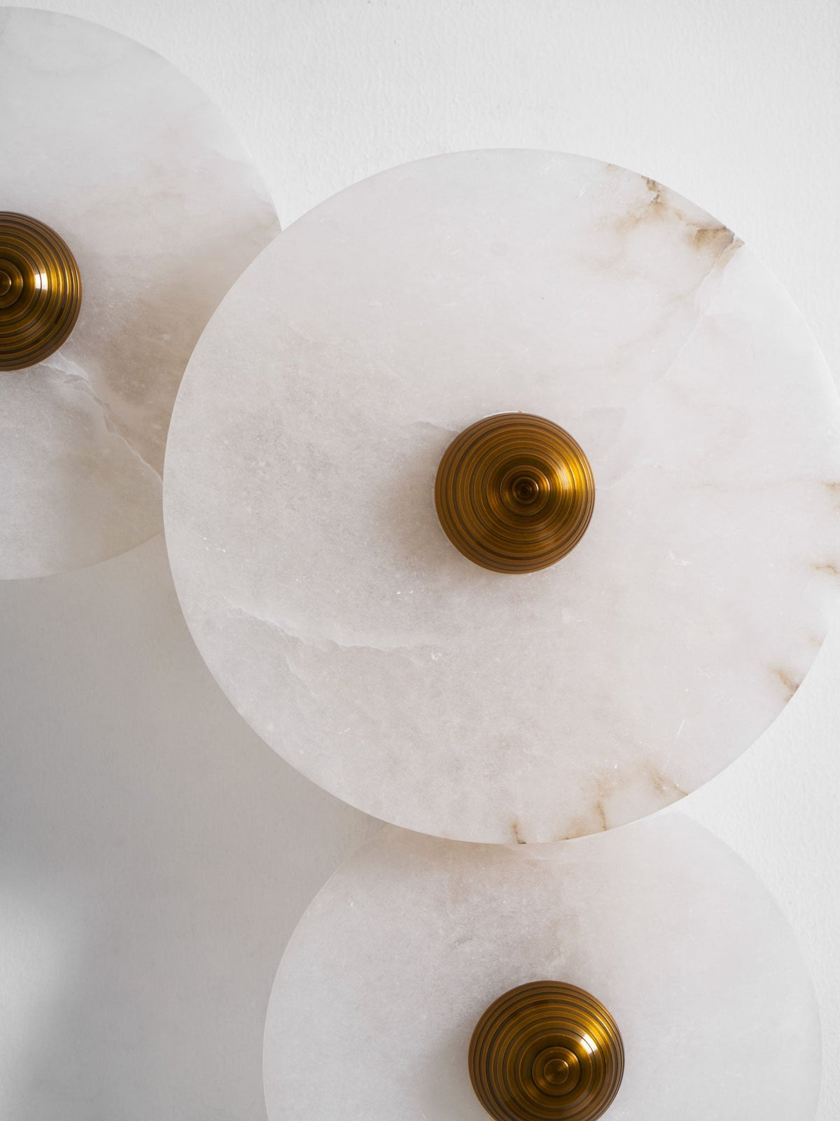 Albireria Minimalistische Alabaster-Deckenleuchte