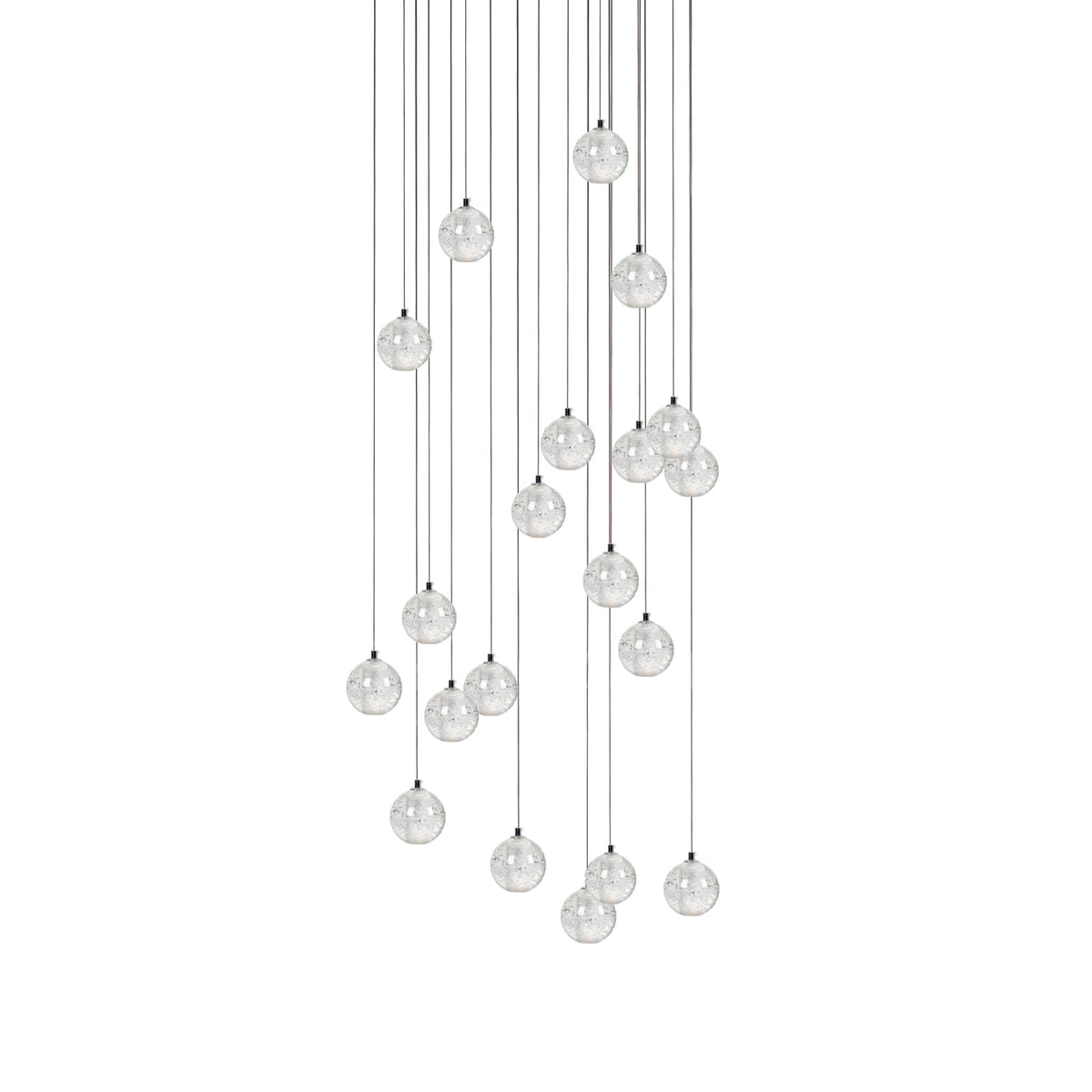 Kristall-Kugel-Cluster-Pendelleuchte