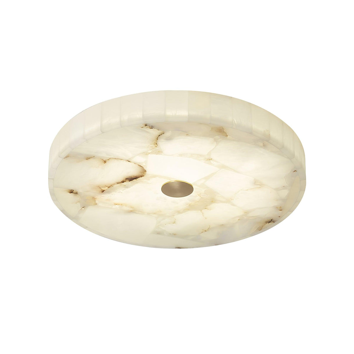 Ciphayra runde Mosaik-Alabaster-Deckenleuchte