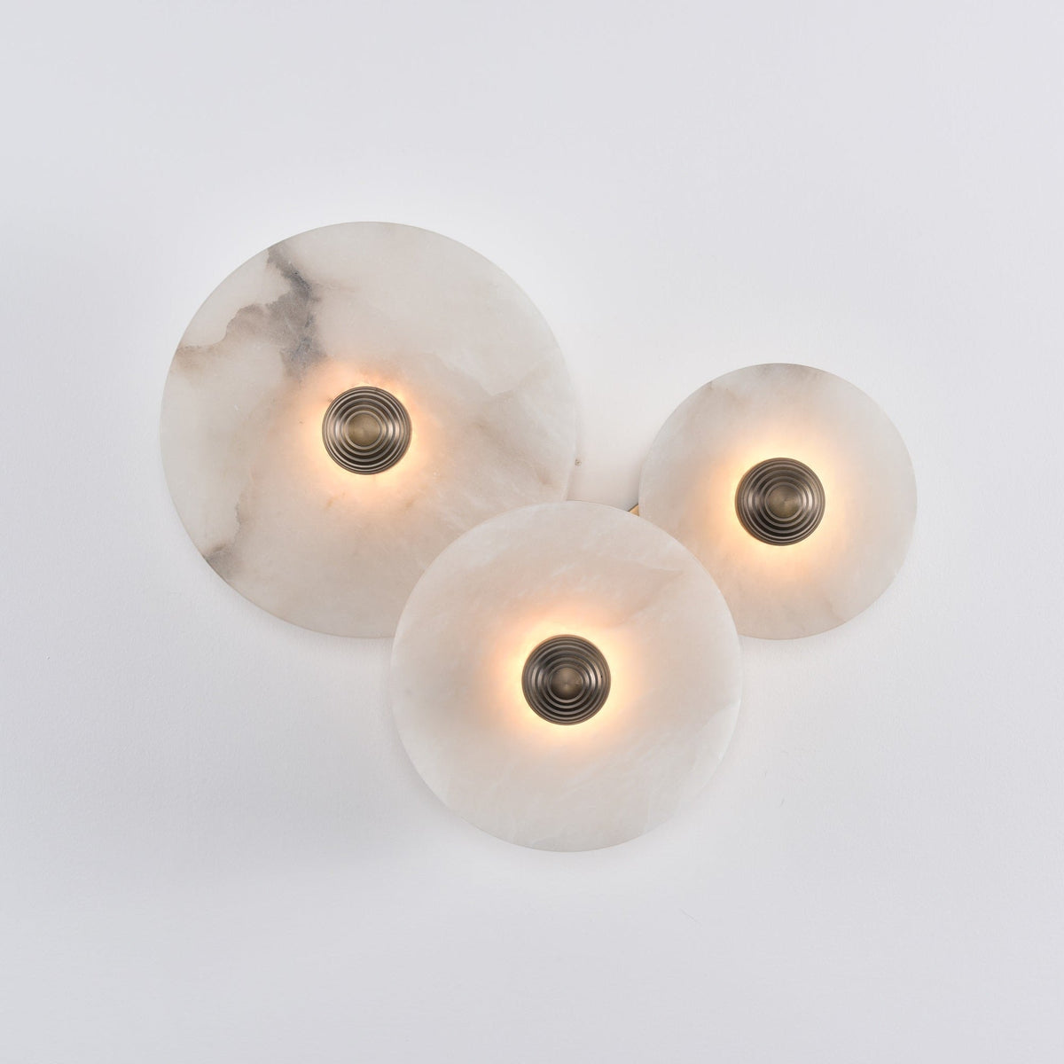 Albireria Minimalistische Alabaster-Deckenleuchte