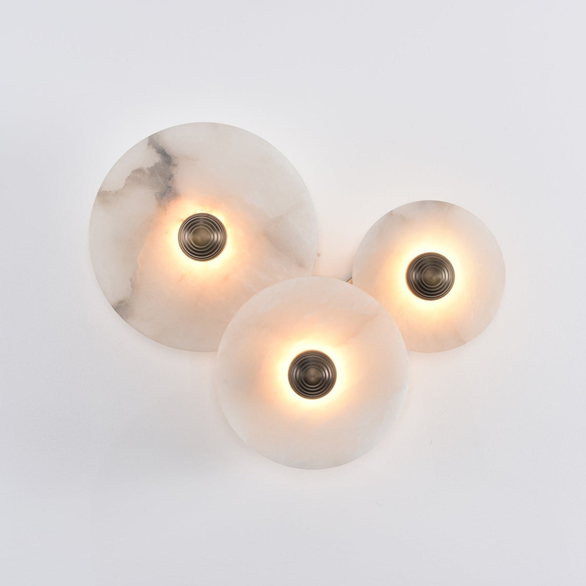 Albireria Minimalistische Alabaster-Deckenleuchte