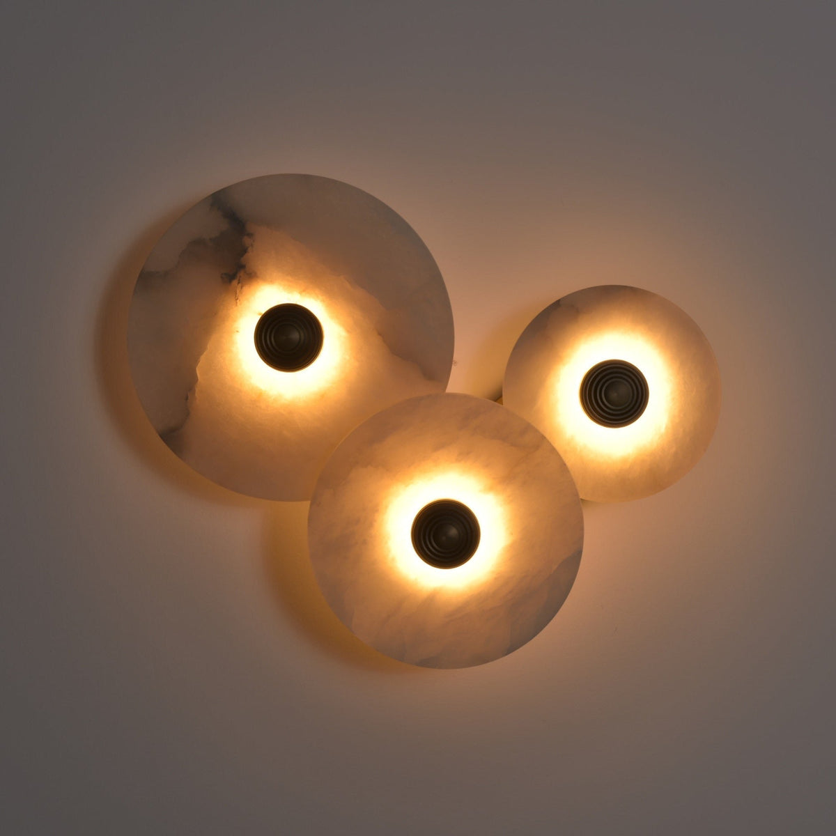 Albireria Minimalistische Alabaster-Deckenleuchte