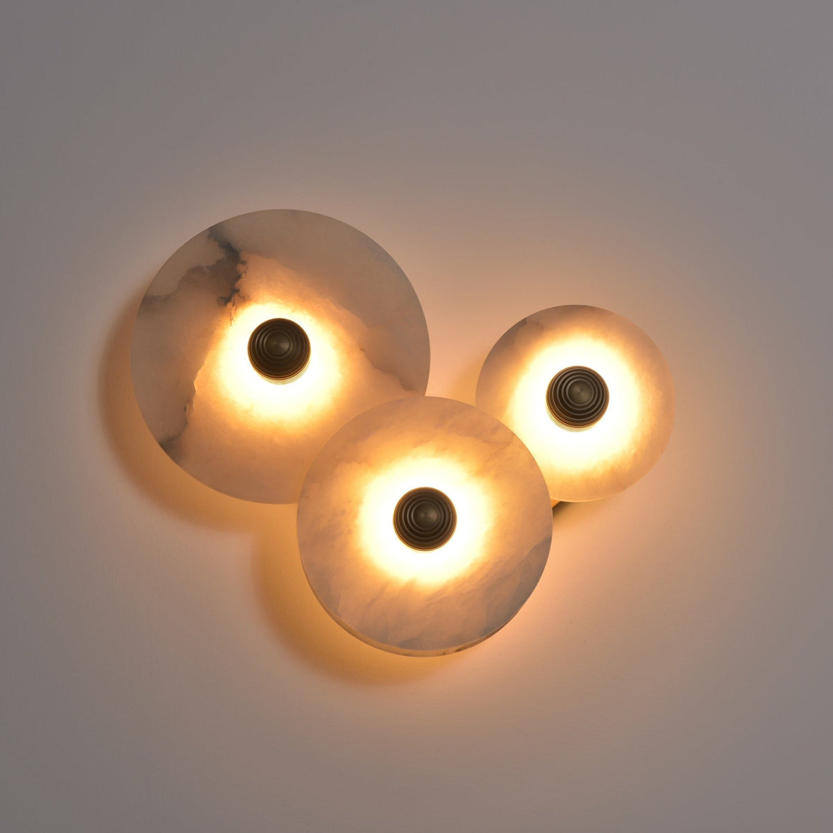 Albireria Minimalistische Alabaster-Deckenleuchte