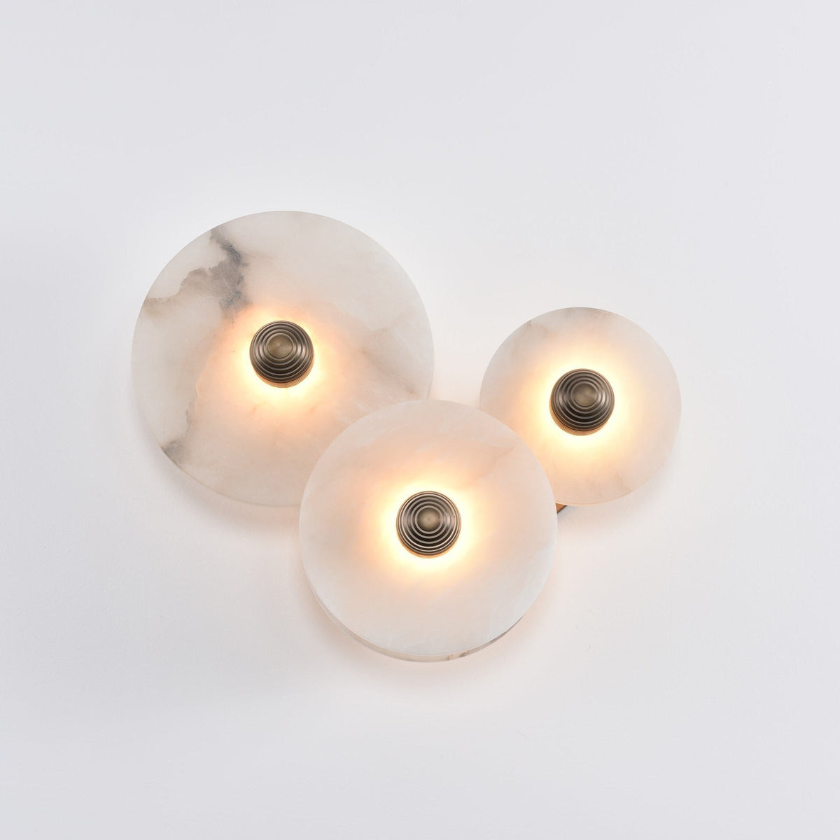 Albireria Minimalistische Alabaster-Deckenleuchte