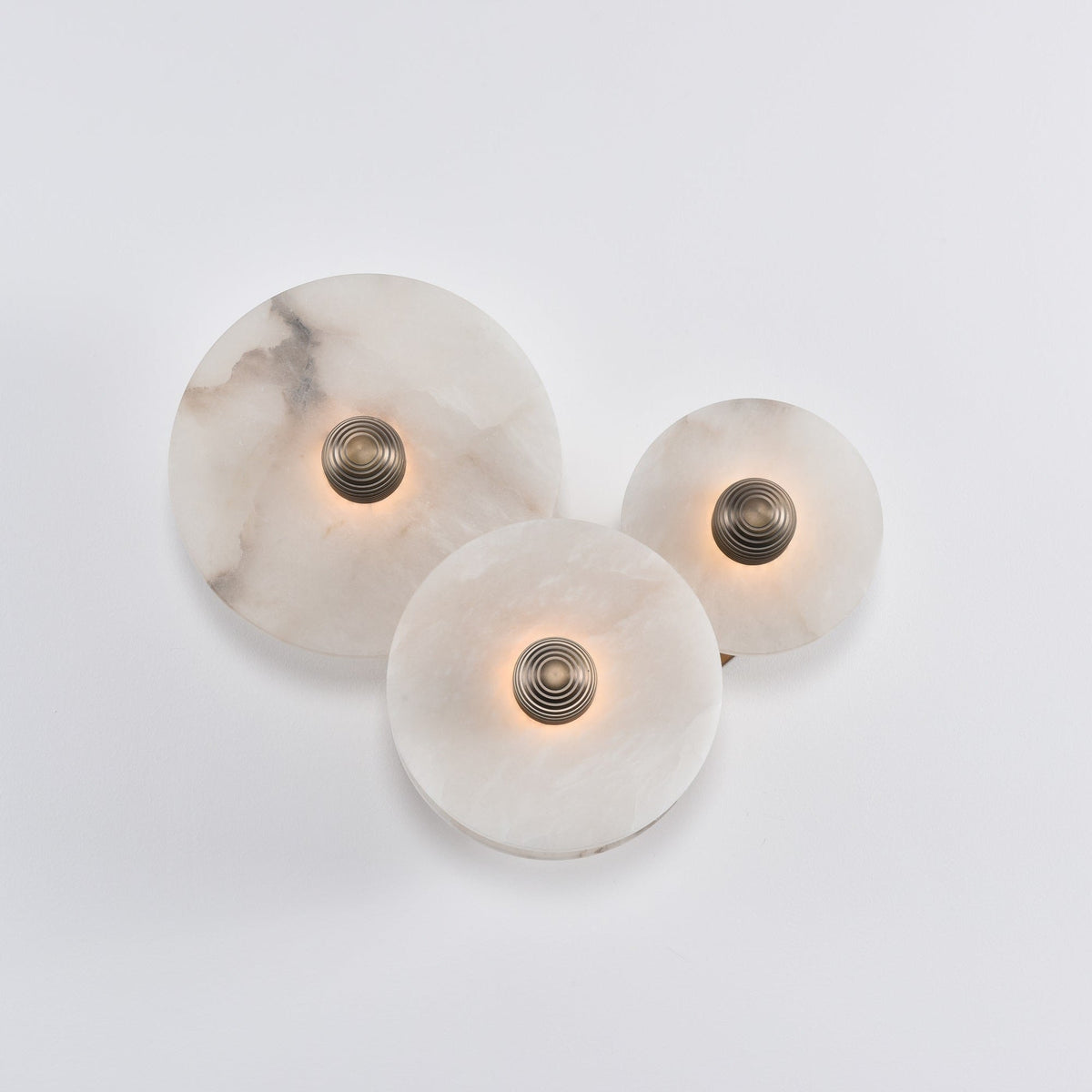 Albireria Minimalistische Alabaster-Deckenleuchte