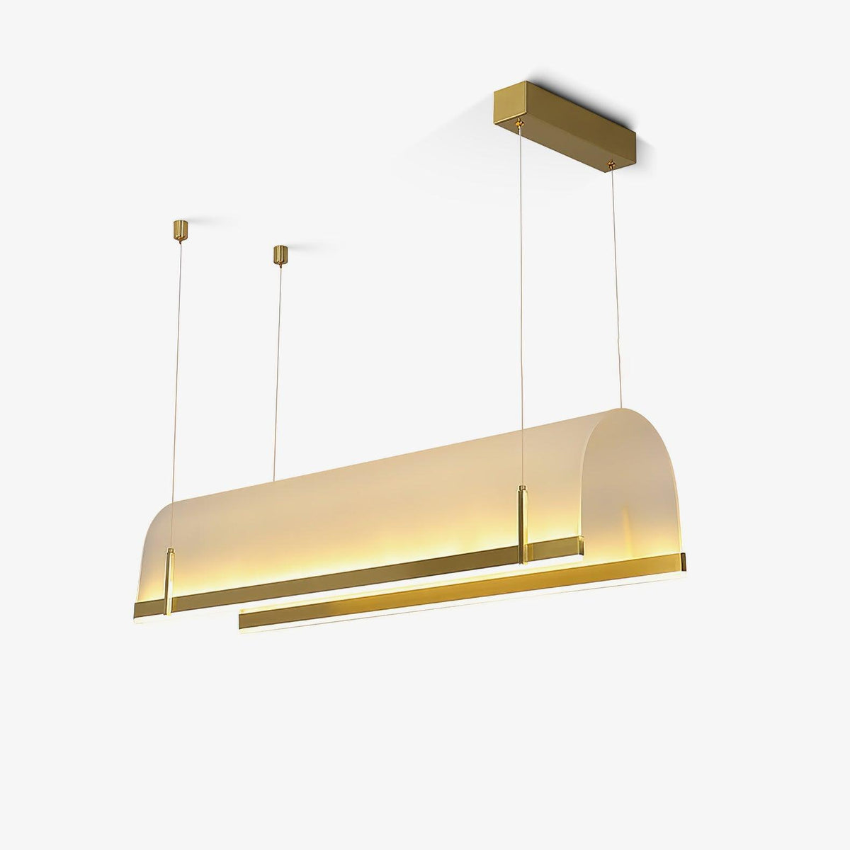 Cevinen lineare Pendelleuchte in Gold