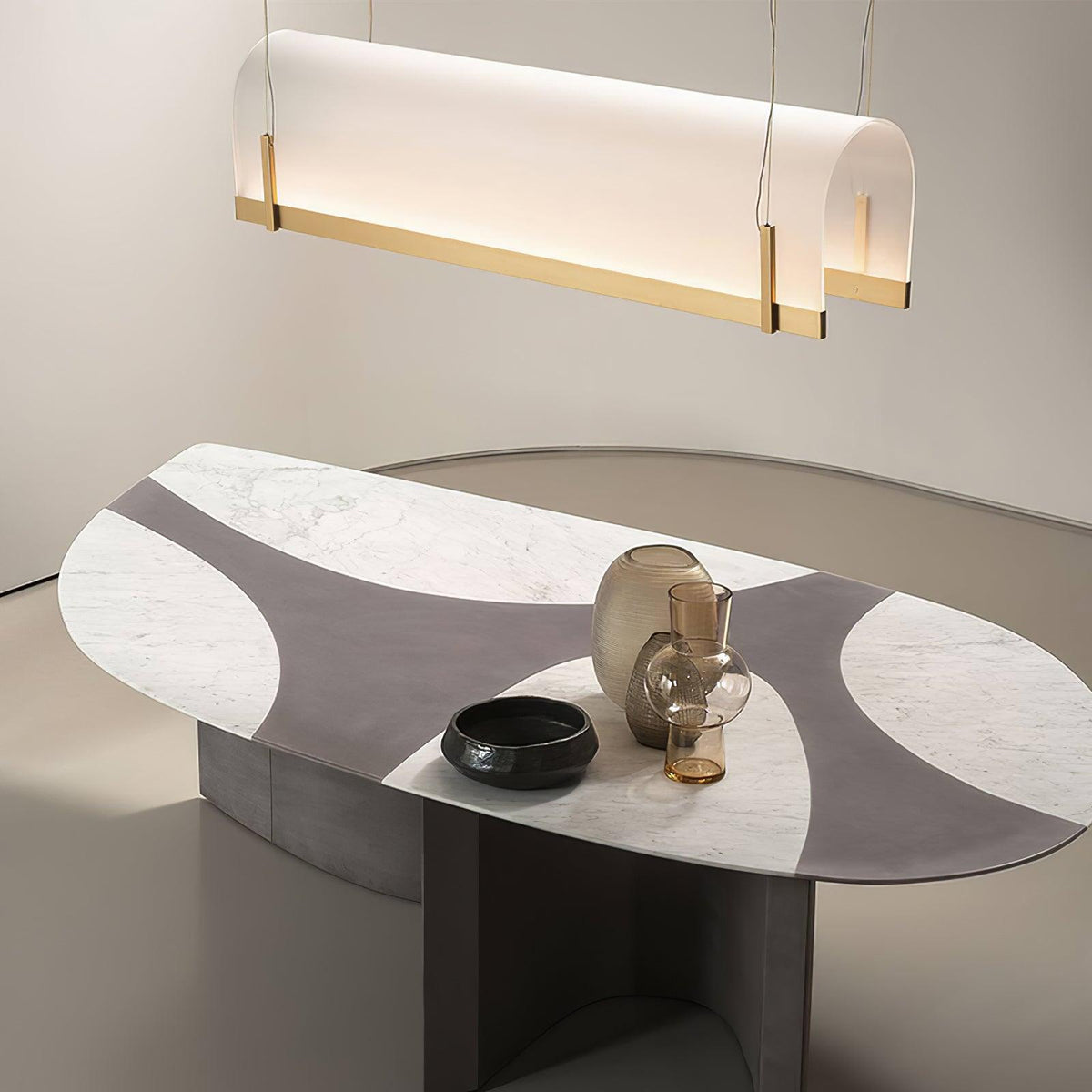 Cevinen lineare Pendelleuchte in Gold