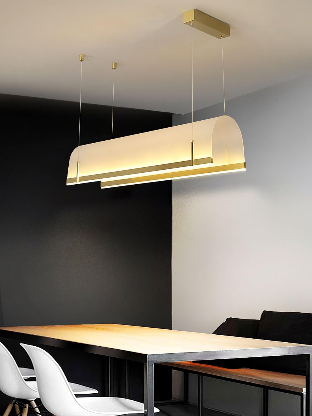 Cevinen lineare Pendelleuchte in Gold