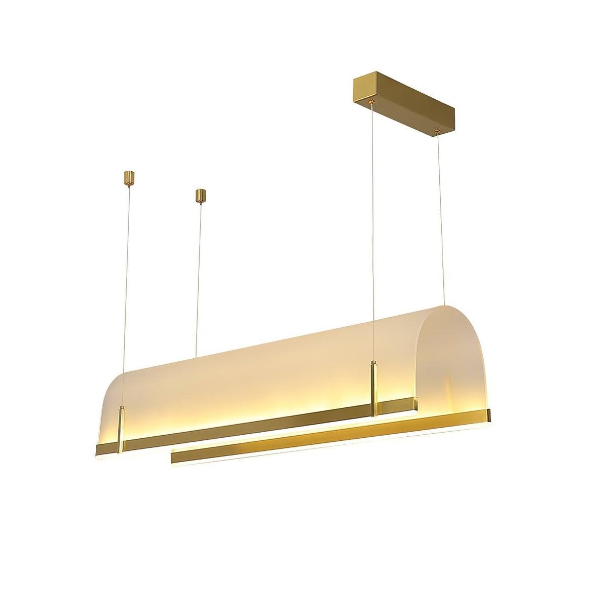 Cevinen lineare Pendelleuchte in Gold