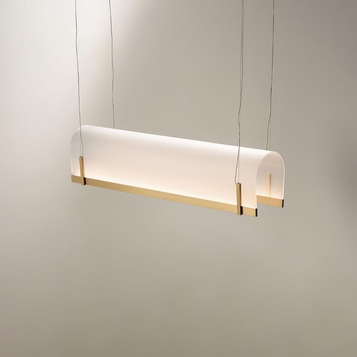 Cevinen lineare Pendelleuchte in Gold