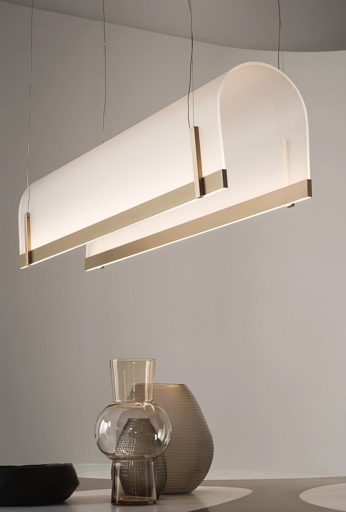 Cevinen lineare Pendelleuchte in Gold