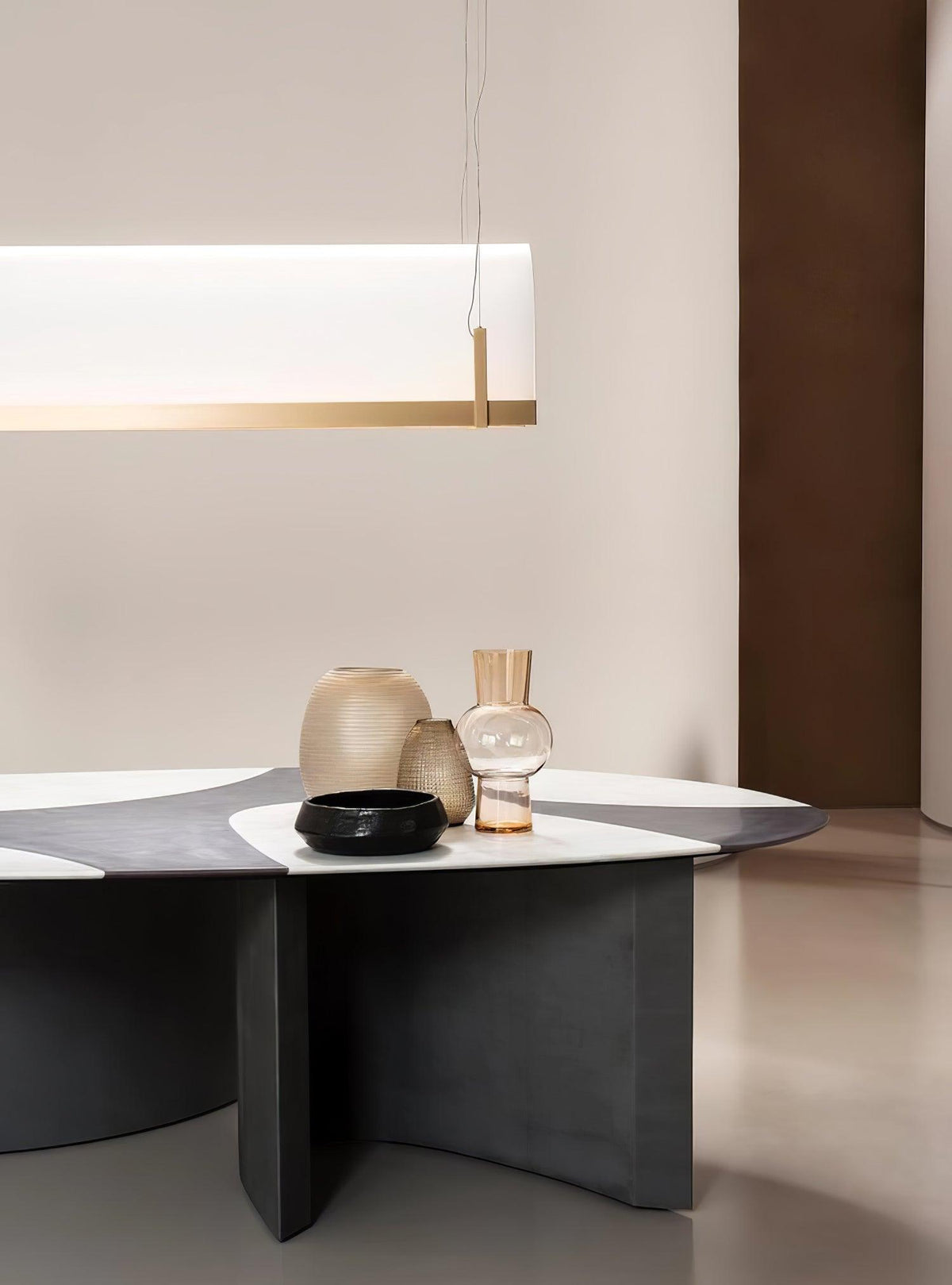 Cevinen lineare Pendelleuchte in Gold