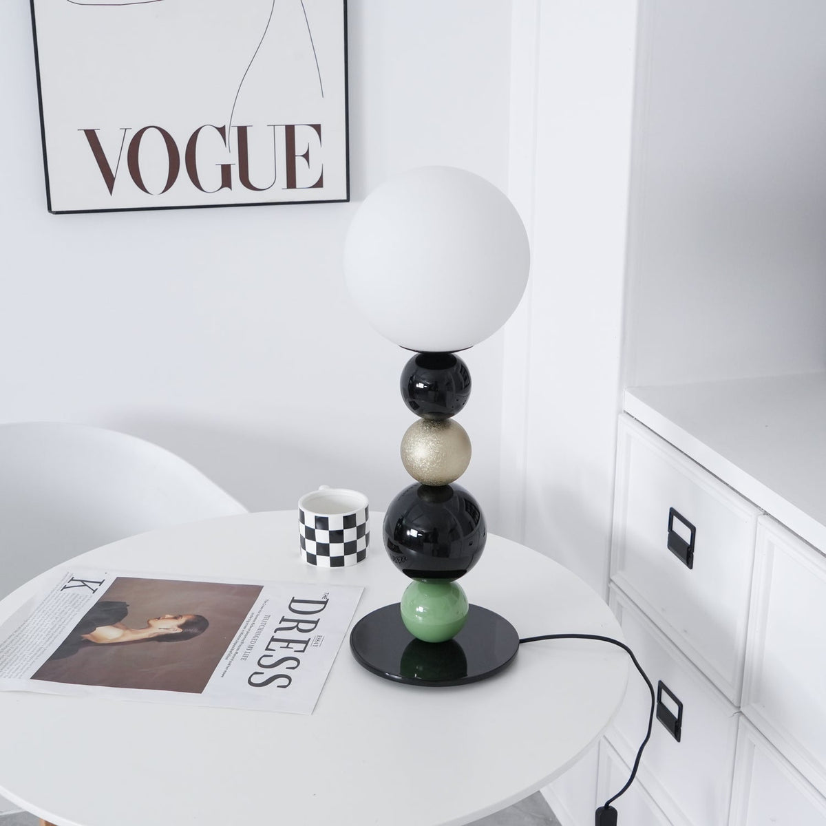 Orbital Kugeln Stacking Tischleuchte