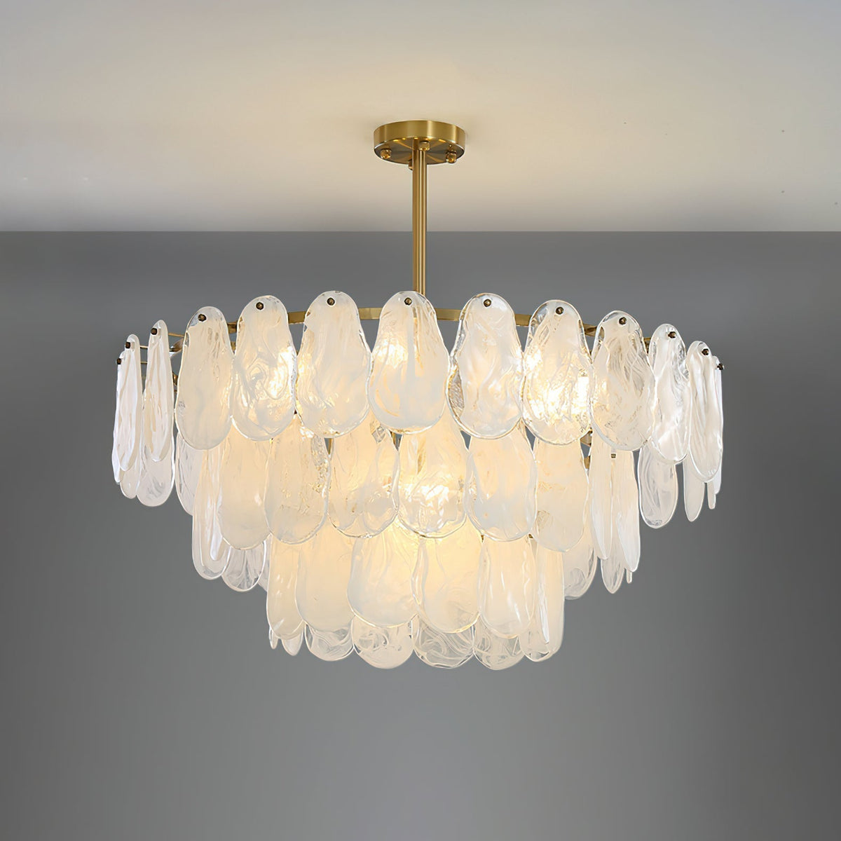 Dren Kronleuchter Postmodern Luxus Rund Wolken-Glas