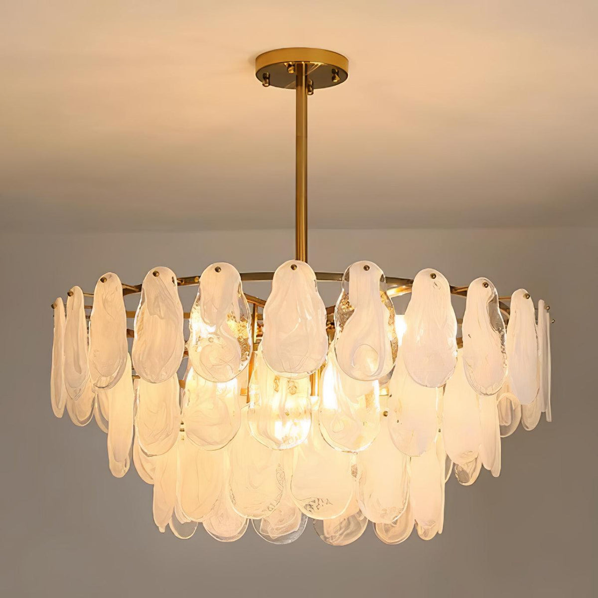 Dren Kronleuchter Postmodern Luxus Rund Wolken-Glas