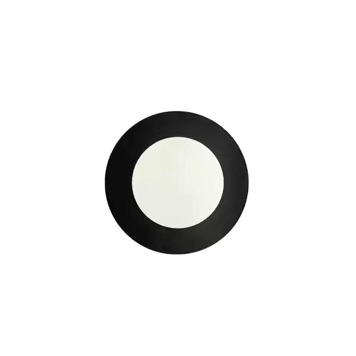 Elem zeitgenössische minimalistische runde Kunst-Wandleuchte aus Messing und Glas