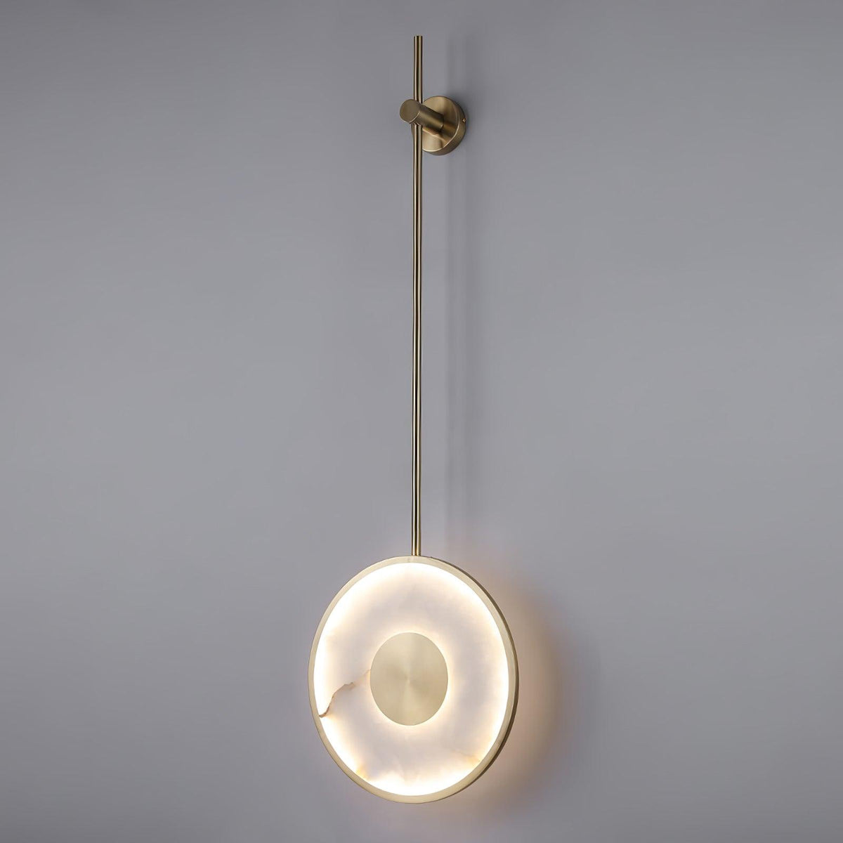 Nivirina Minimalistische Pendelleuchte aus Alabaster