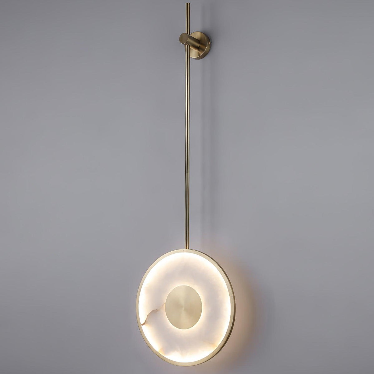 Nivirina Minimalistische Pendelleuchte aus Alabaster