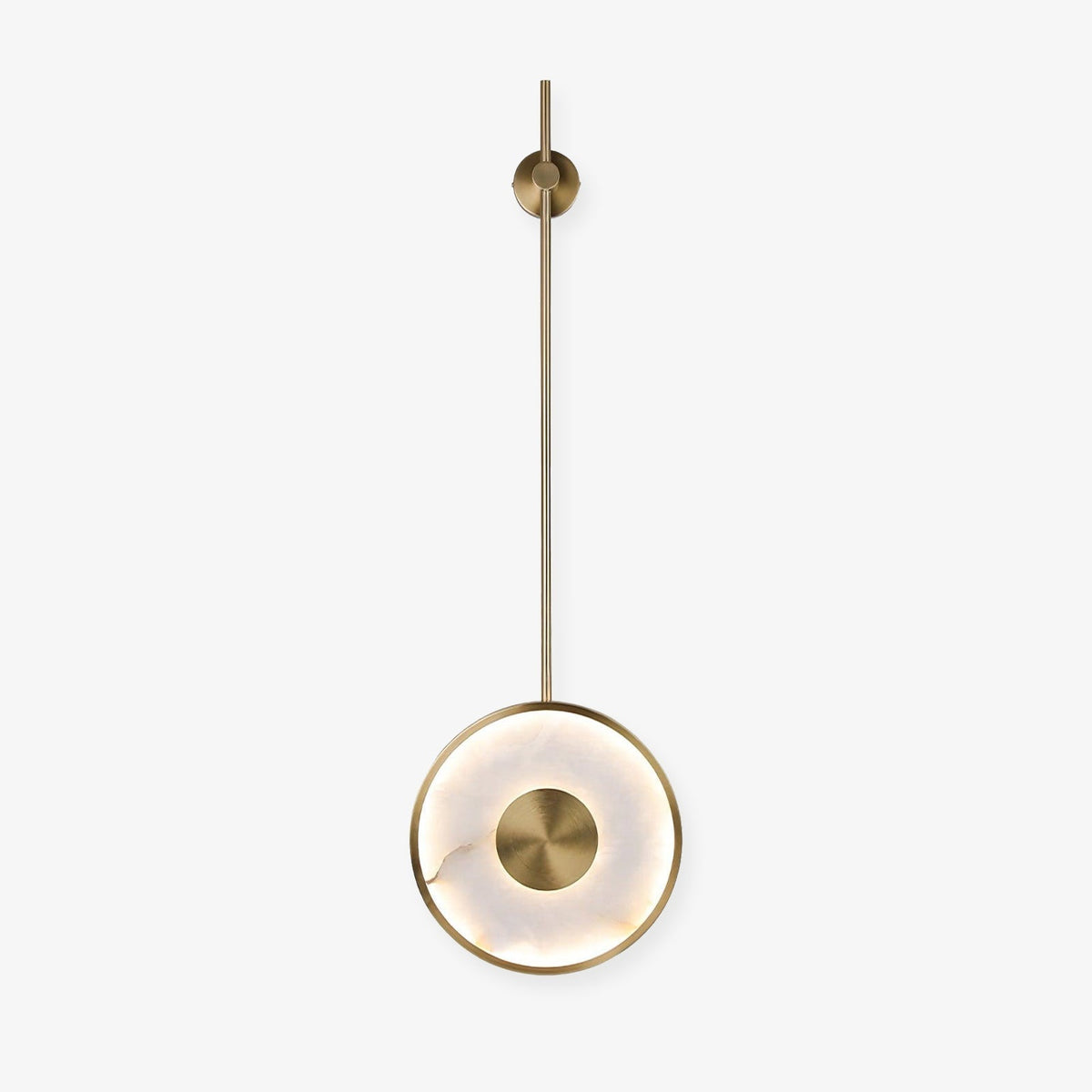 Nivirina Minimalistische Pendelleuchte aus Alabaster