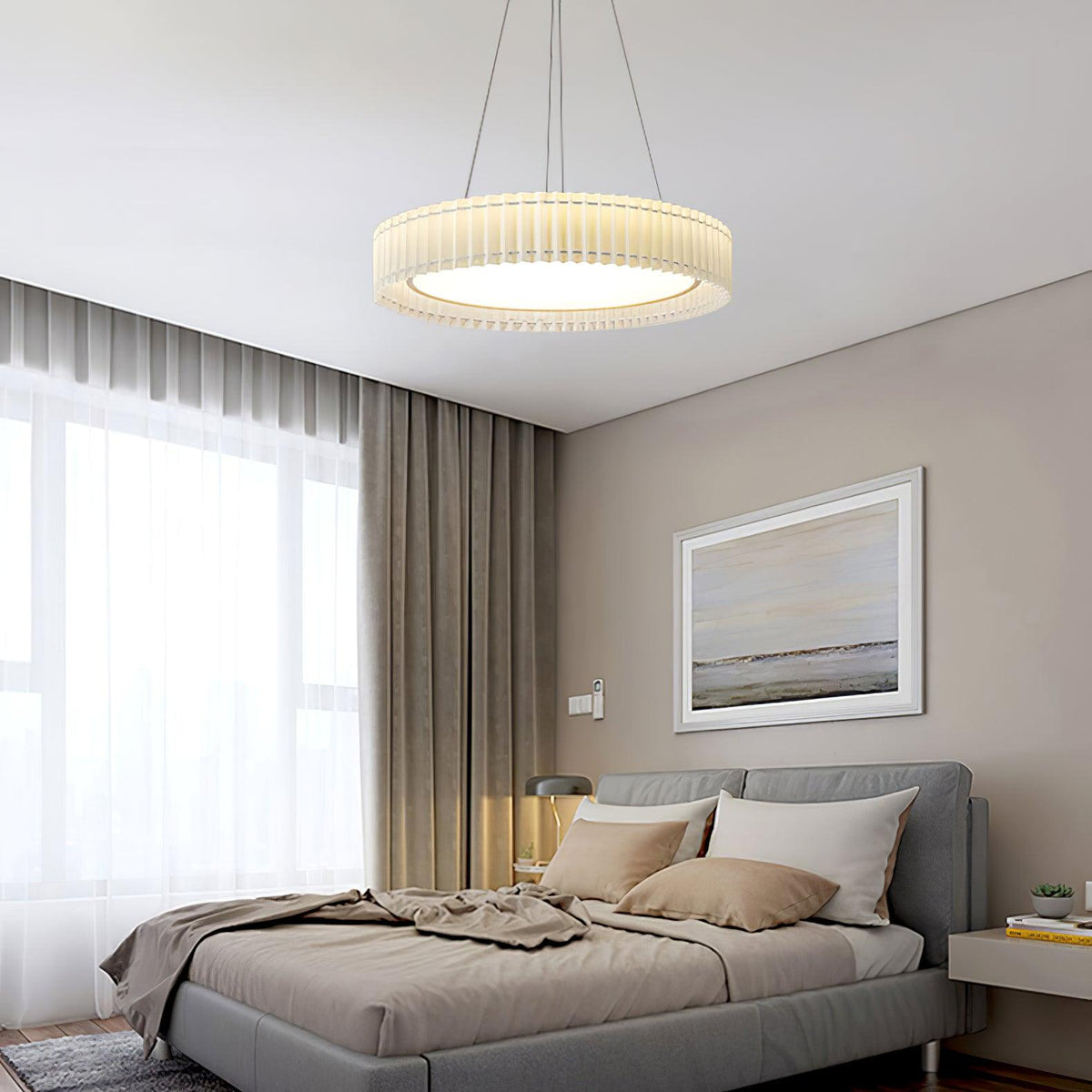 Cudo Pendelleuchte aus Stoff Cozy