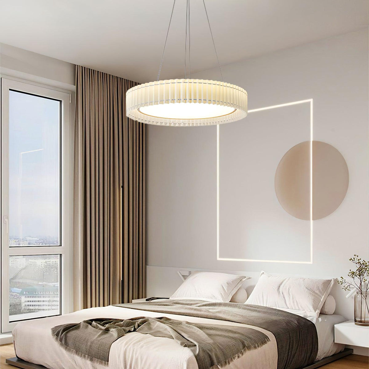 Cudo Pendelleuchte aus Stoff Cozy