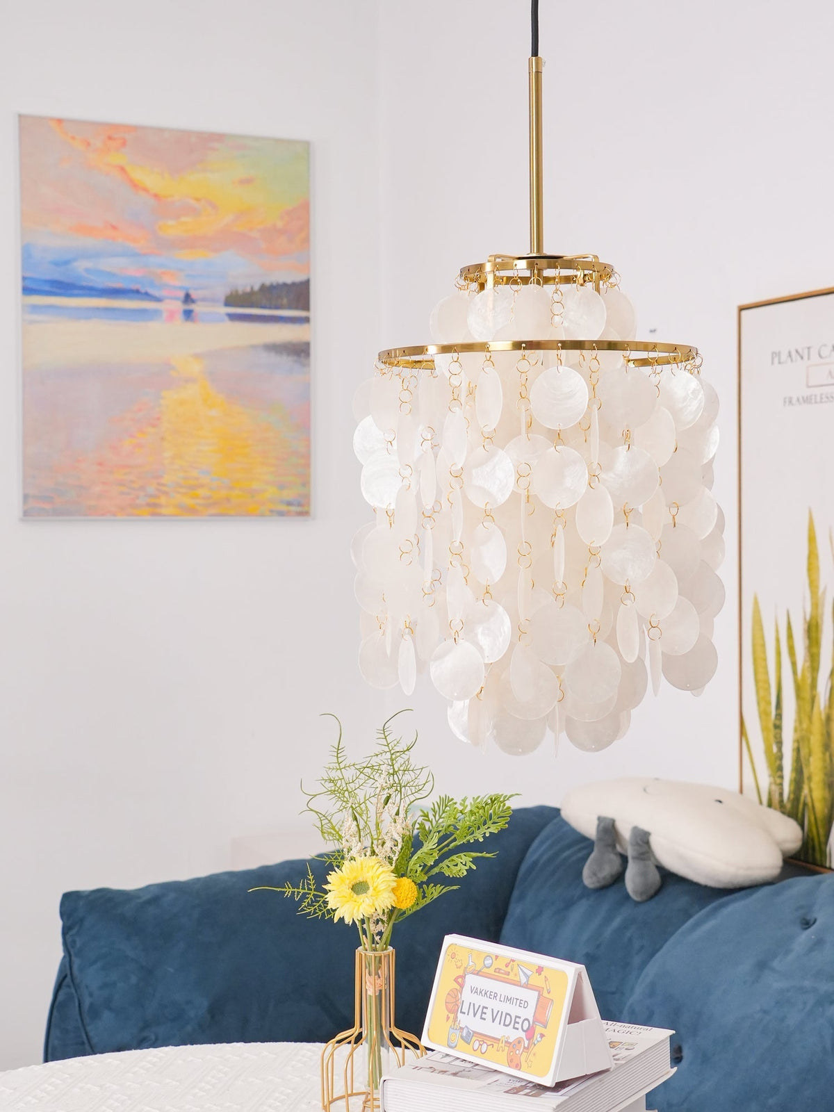 Rivena Pendelleuchte Rund Schalenring