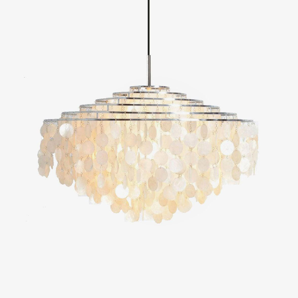 Rivena Pendelleuchte Rund Schalenring