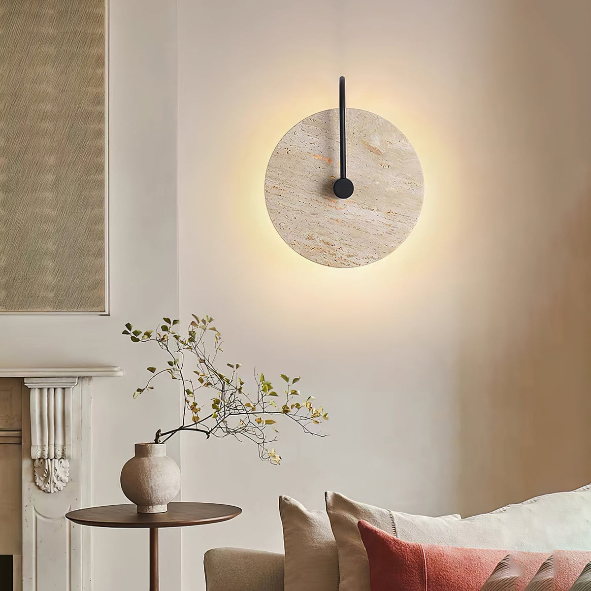Ulsk Travertine Wandleuchte