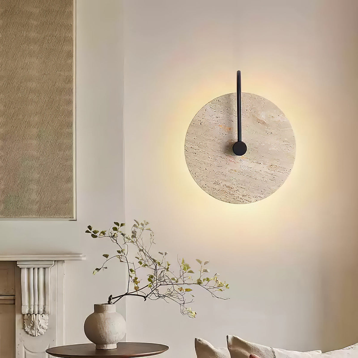 Ulsk Travertine Wandleuchte