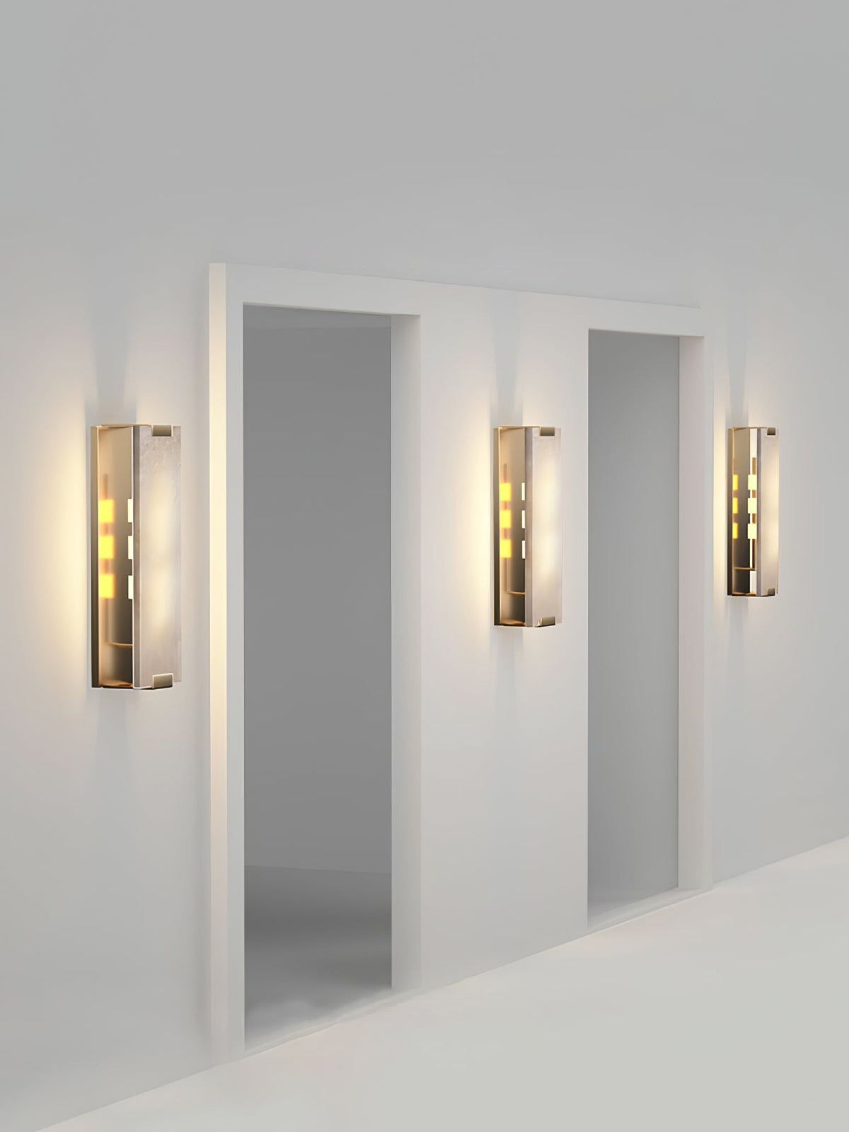 Velen Wandleuchte aus Alabaster mit Rücklicht Panel