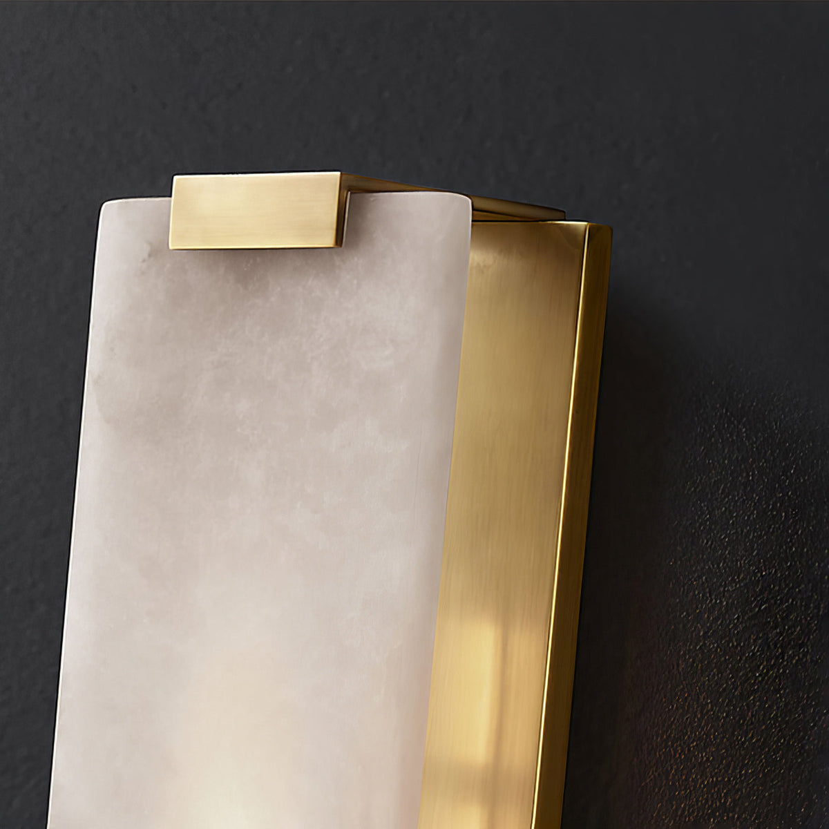 Velen Wandleuchte aus Alabaster mit Rücklicht Panel