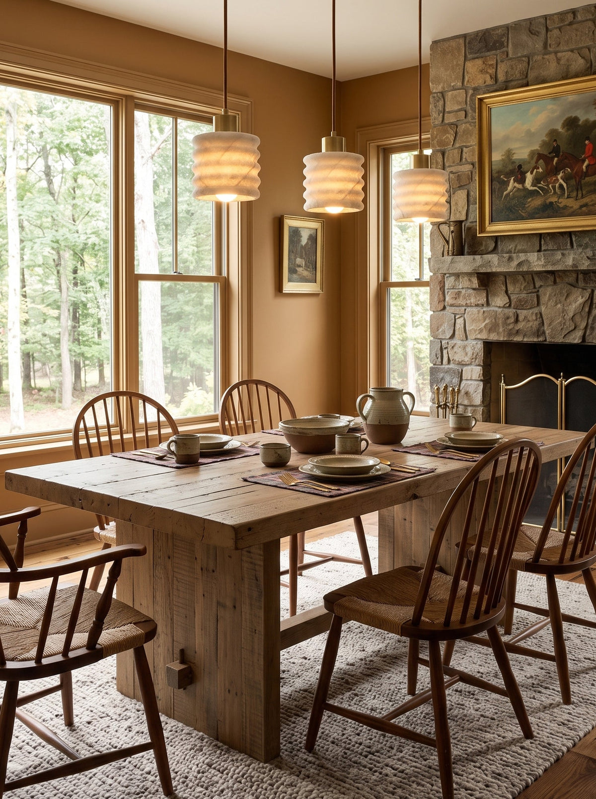 Keldenstone Alabaster-Pendelleuchte