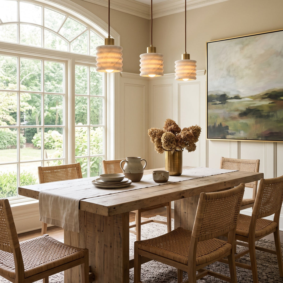 Keldenstone Alabaster-Pendelleuchte