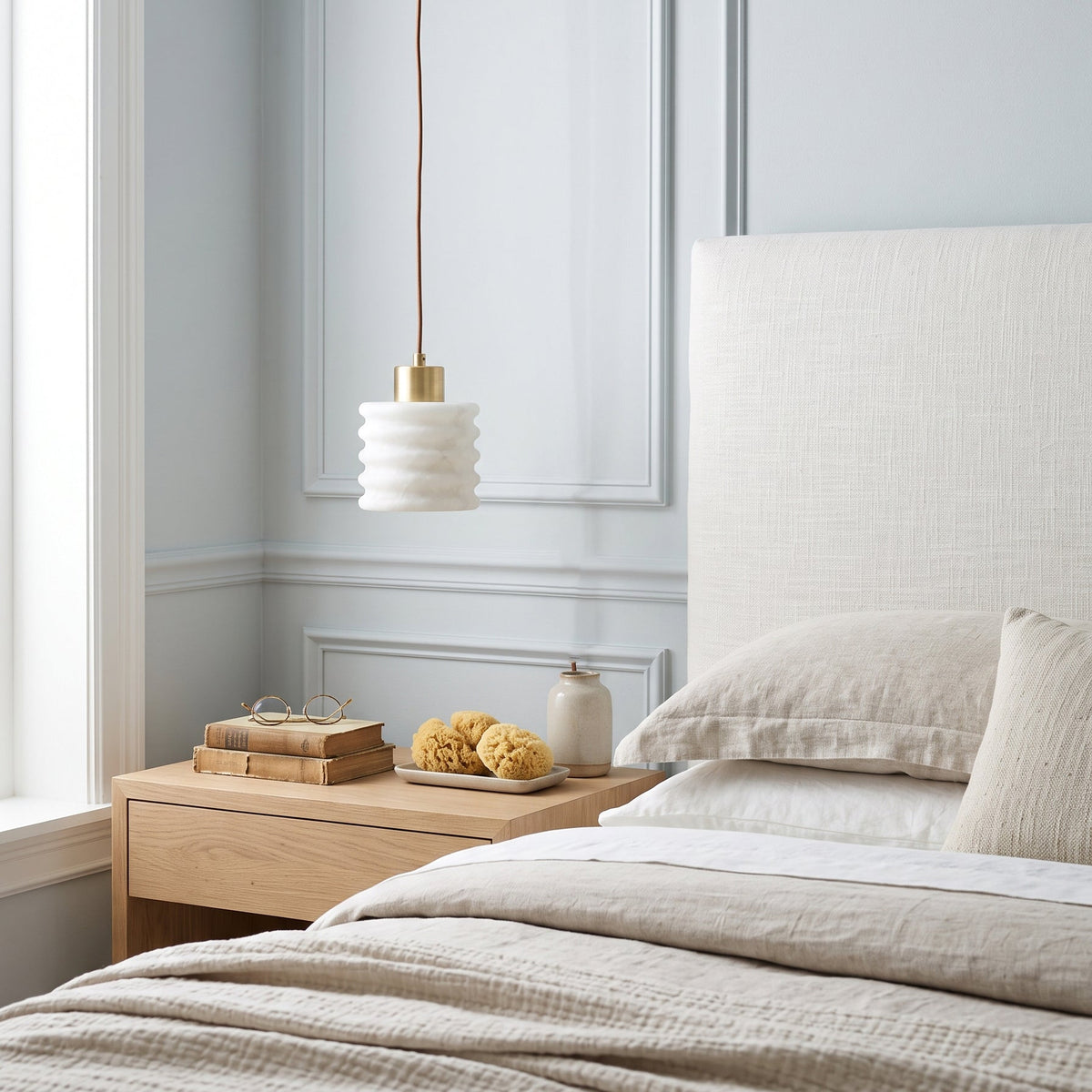 Keldenstone Alabaster-Pendelleuchte