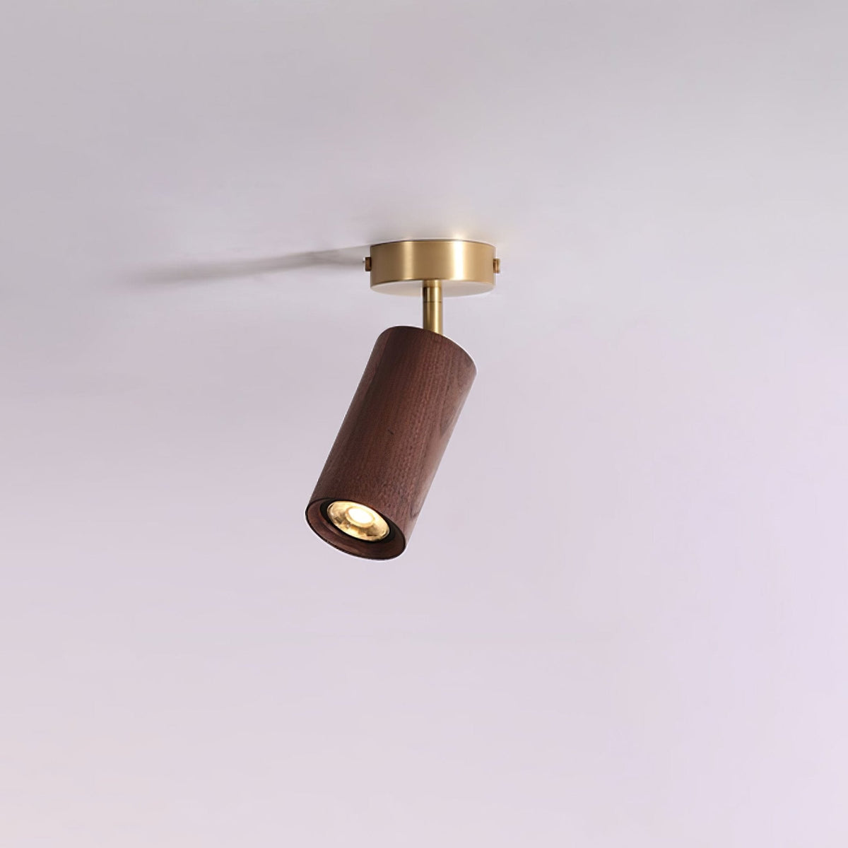 Usolila zeitgenössische minimalistische Deckenleuchte aus Holz