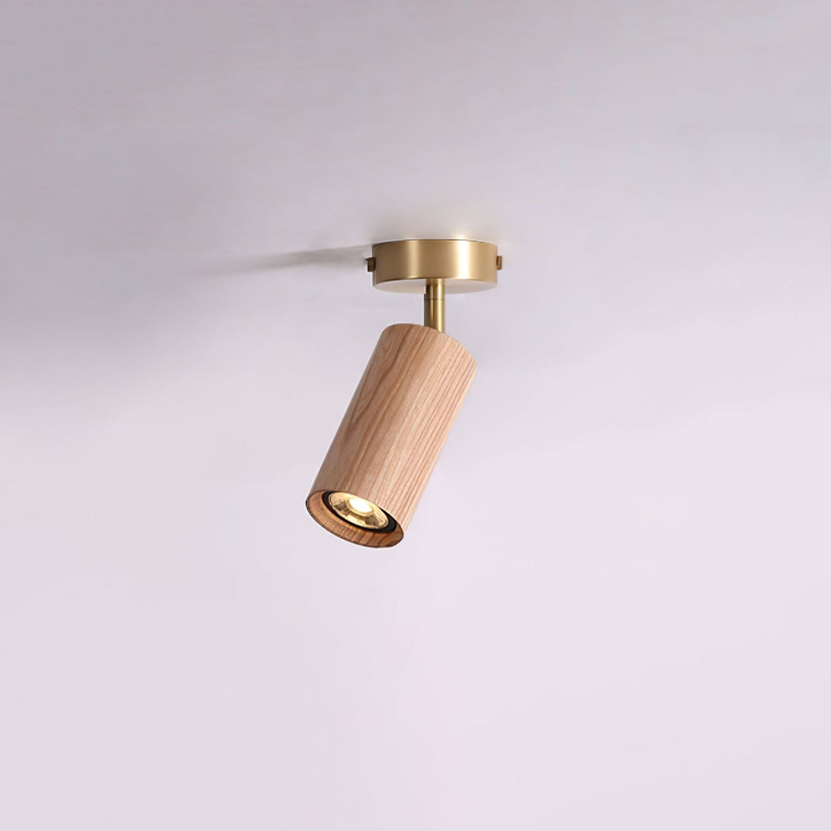 Usolila zeitgenössische minimalistische Deckenleuchte aus Holz