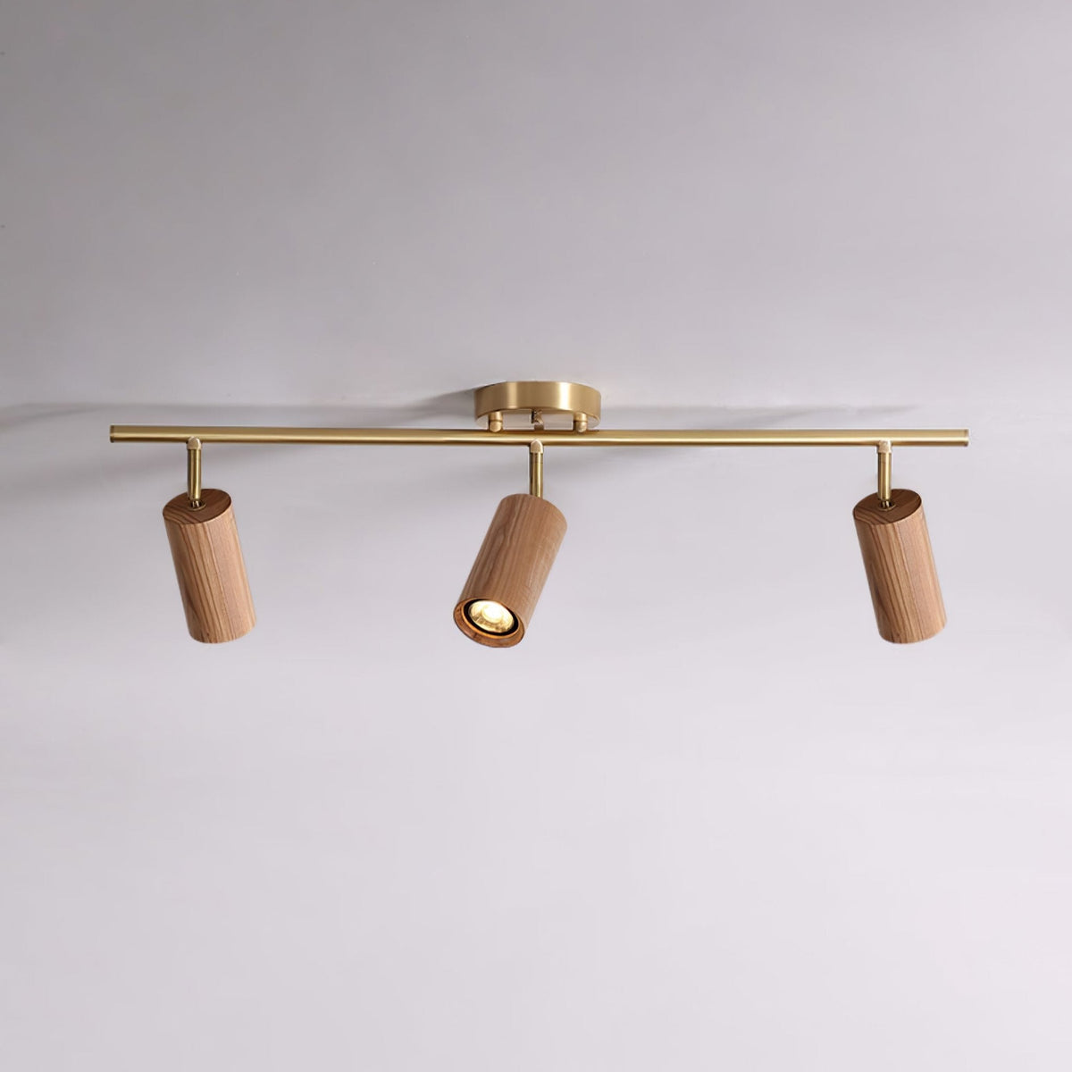 Usolila zeitgenössische minimalistische Deckenleuchte aus Holz