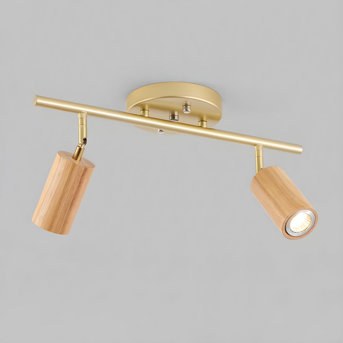 Usolila zeitgenössische minimalistische Deckenleuchte aus Holz