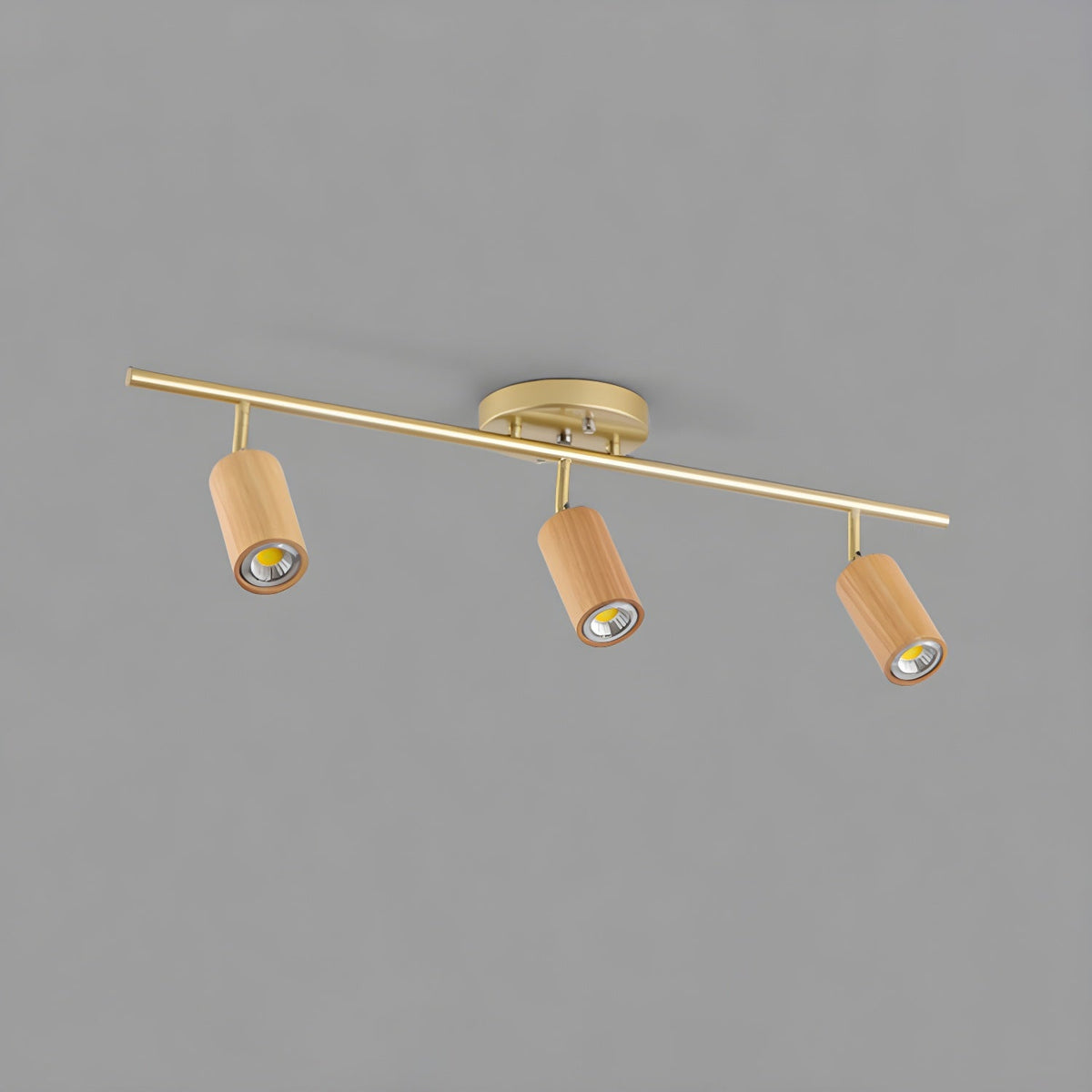 Usolila zeitgenössische minimalistische Deckenleuchte aus Holz