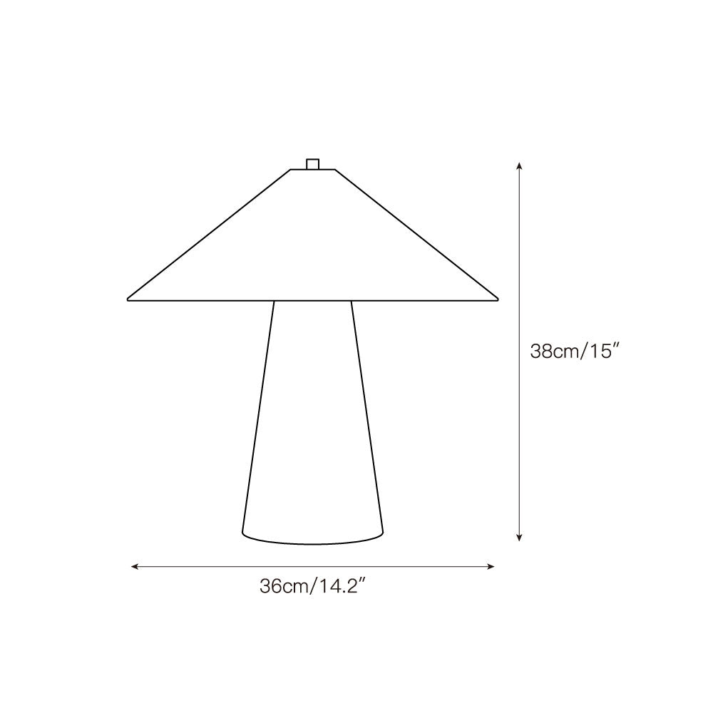 Satin Tischlampe
