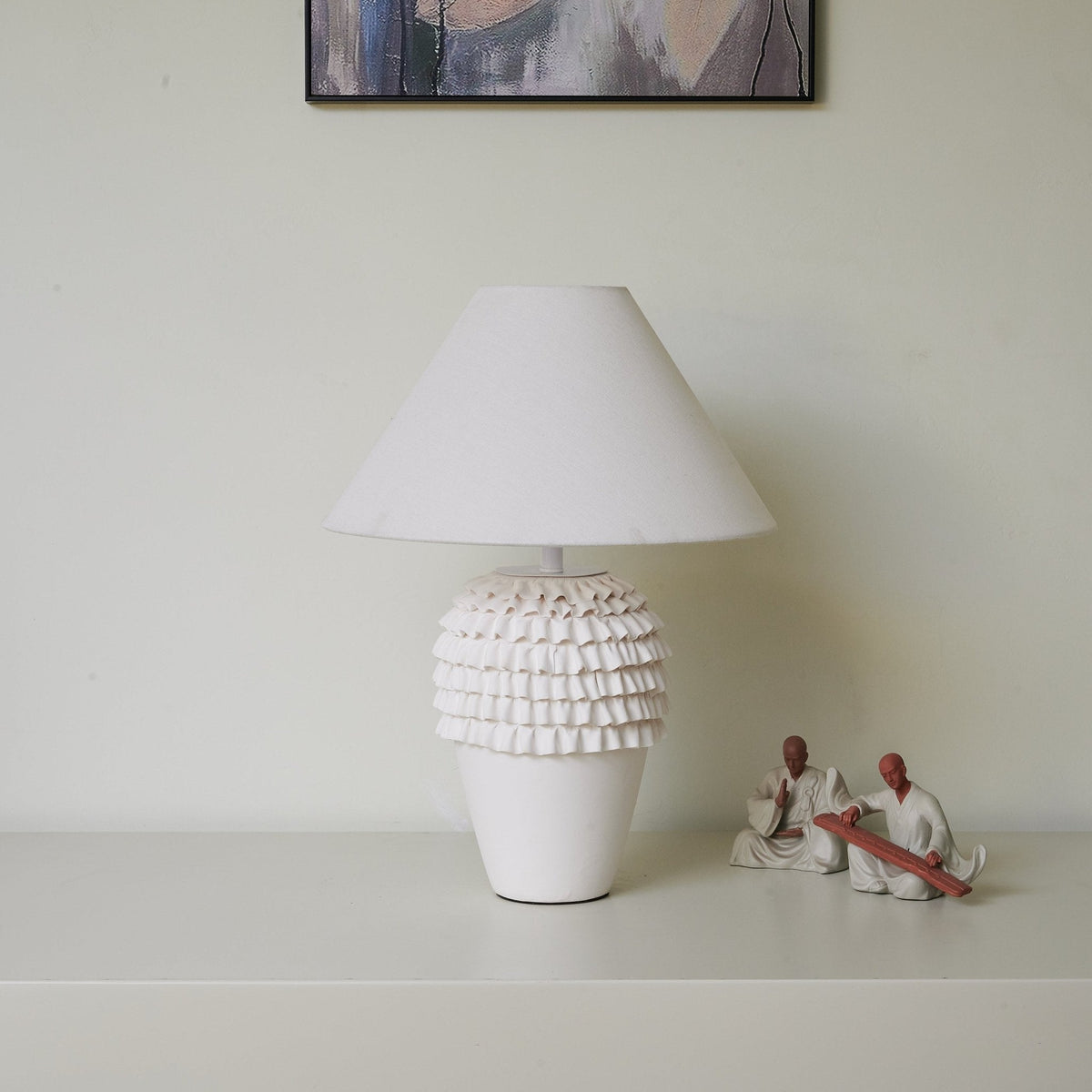 Jonathan Tischlampe aus Keramik im modernen Stil