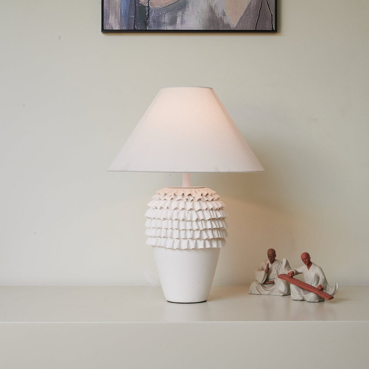 Jonathan Tischlampe aus Keramik im modernen Stil