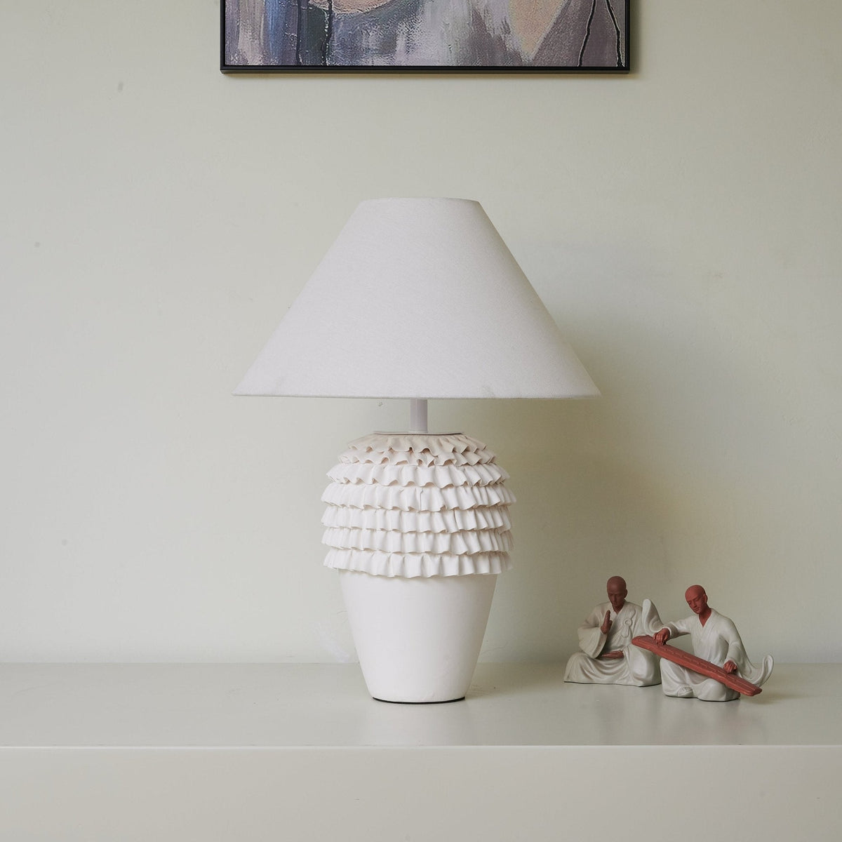 Jonathan Tischlampe aus Keramik im modernen Stil