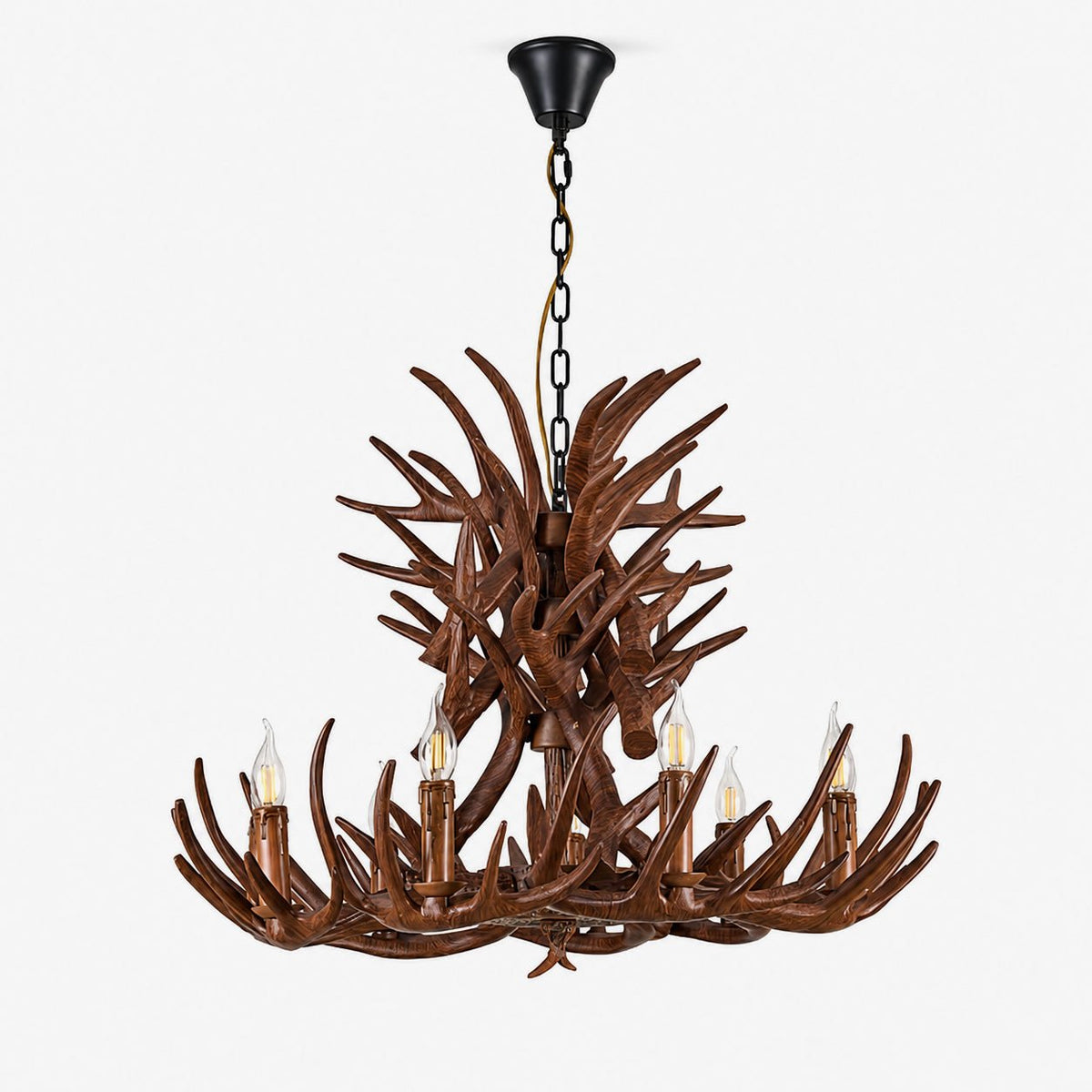 Noreira Kronleuchter aus Antler Lodge Stil