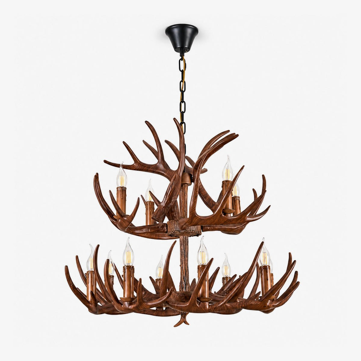 Noreira Kronleuchter aus Antler Lodge Stil