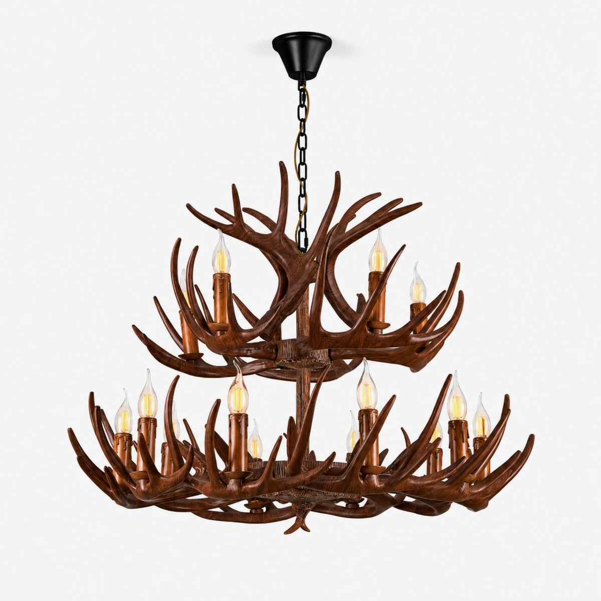 Noreira Kronleuchter aus Antler Lodge Stil